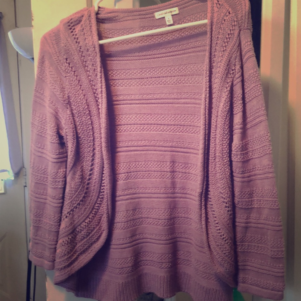 Lavender cardigan